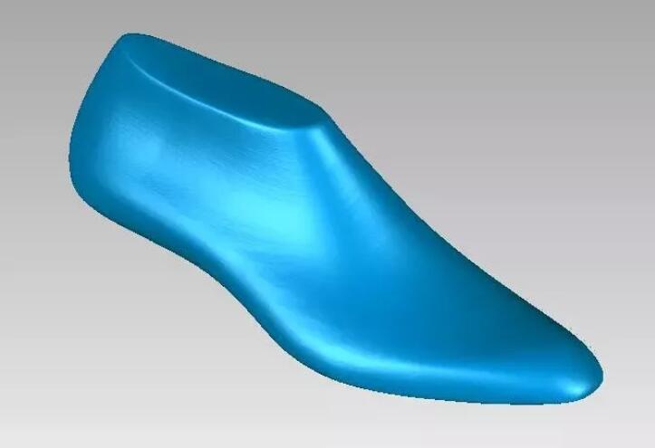 鞋模上的3D扫描